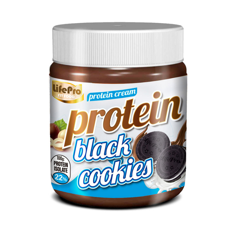 LIFE PRO FIT FOOD PROTEIN CREAM BLACK COOKIES 250G
